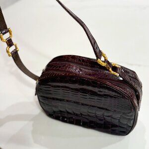Stefano Bravo Genuine Alligator Crossbody Bag